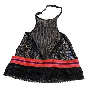 Victoria’s Secret High Neck Mesh Bralette Small